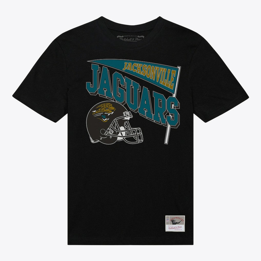 Jacksonville Jaguars Women's Team Dynamic Boyfriend T-Shirt Black - Mitchell & Ness