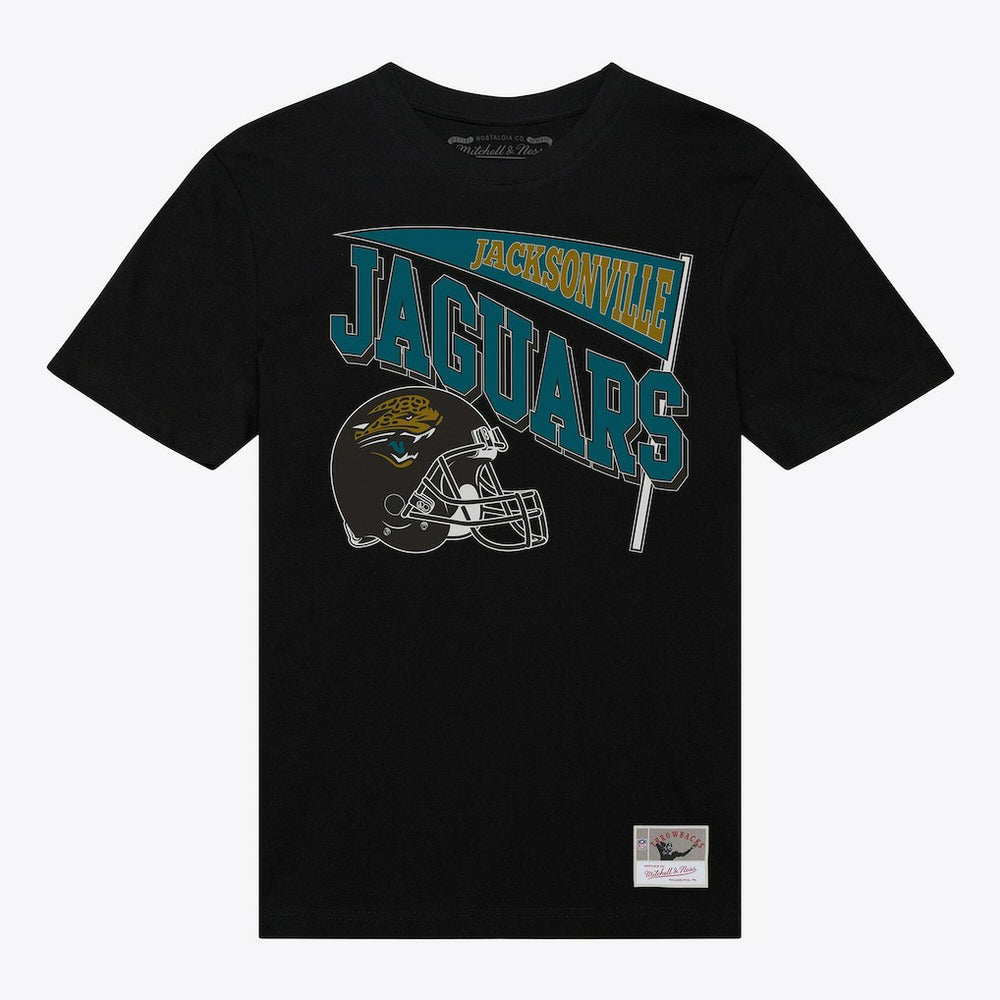 Jacksonville Jaguars Women's Team Dynamic Boyfriend T-Shirt Black - Mitchell & Ness
