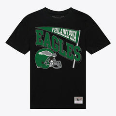 Philadelphia Eagles Women's Team Dynamic Boyfriend T-Shirt Black - Mitchell & Ness