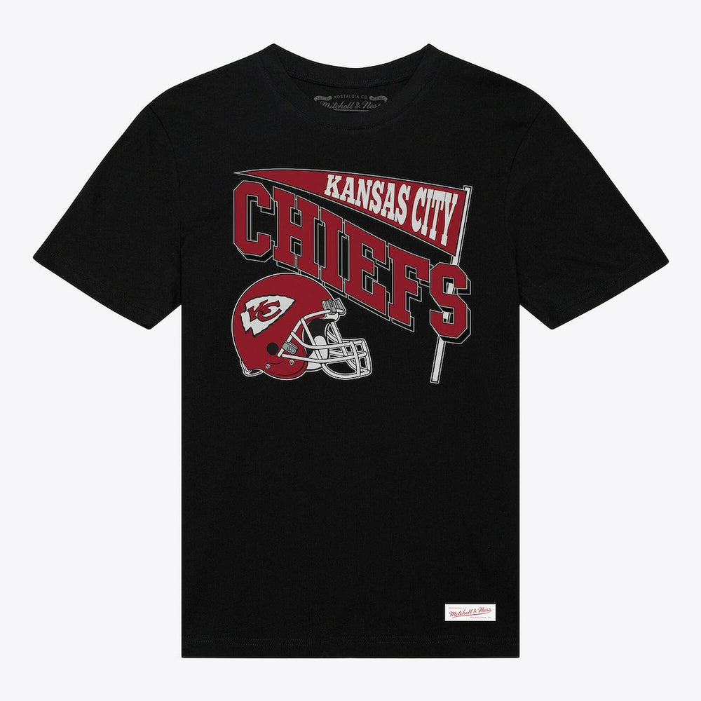Kansas City Chiefs Women's Team Dynamic Boyfriend T-Shirt Black - Mitchell & Ness