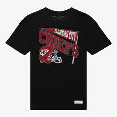 Kansas City Chiefs Women's Team Dynamic Boyfriend T-Shirt Black - Mitchell & Ness