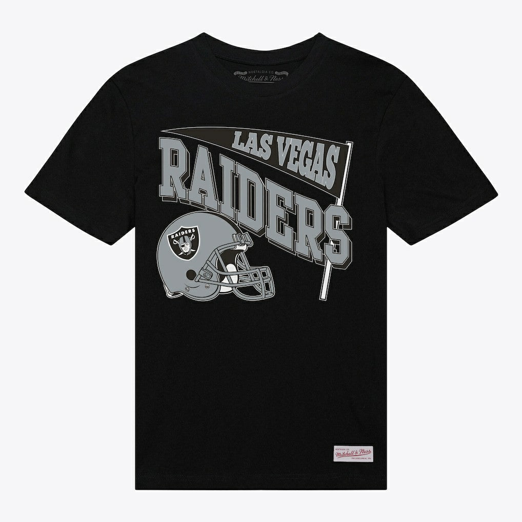 Las Vegas Raiders Women's Team Dynamic Boyfriend T-Shirt Black - Mitchell & Ness