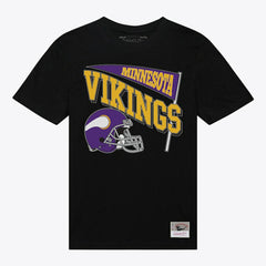 Minnesota Vikings Women's Team Dynamic Boyfriend T-Shirt Black - Mitchell & Ness