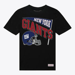 New York Giants Women's Team Dynamic Boyfriend T-Shirt Black - Mitchell & Ness