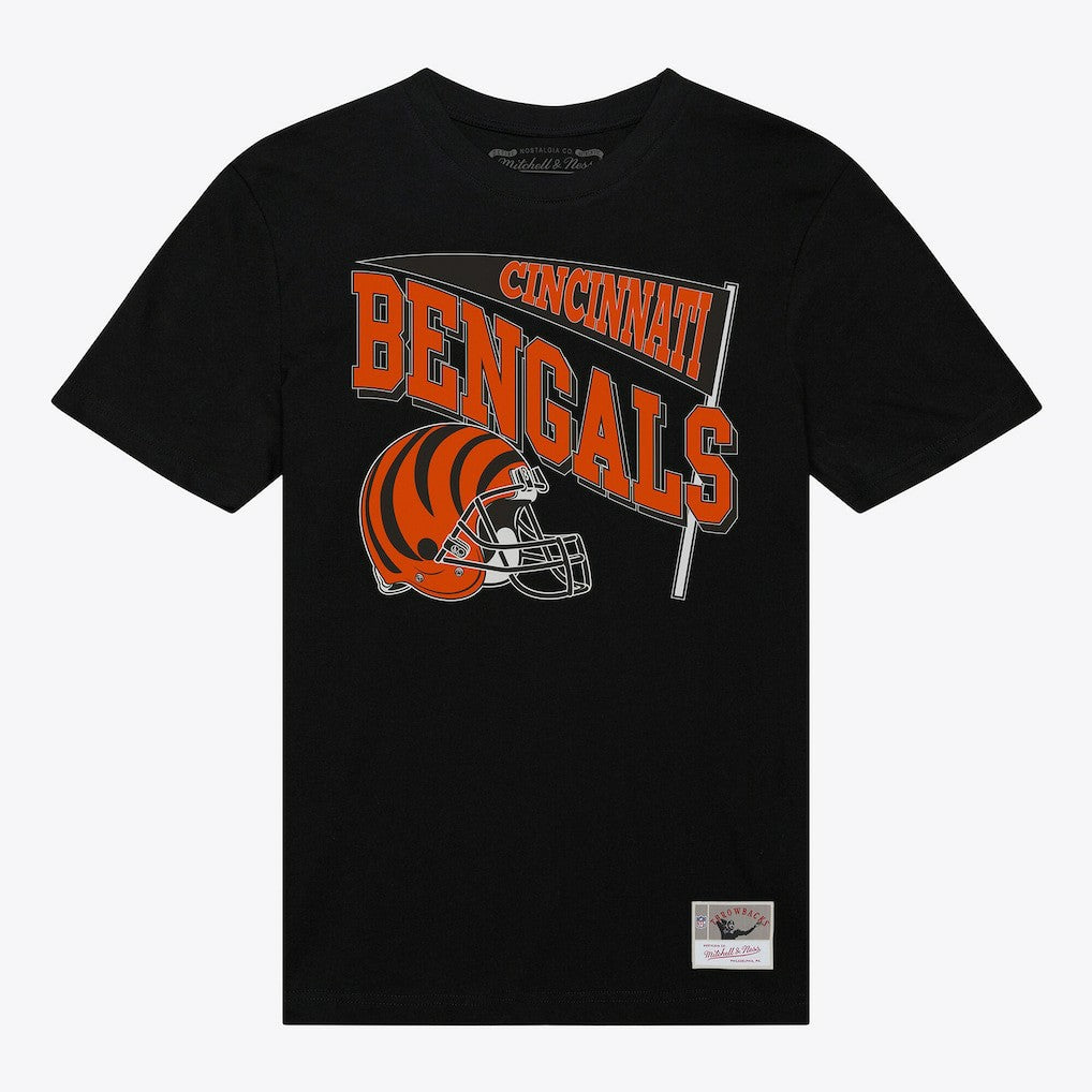 Cincinnati Bengals Women's Team Dynamic Boyfriend T-Shirt Black - Mitchell & Ness