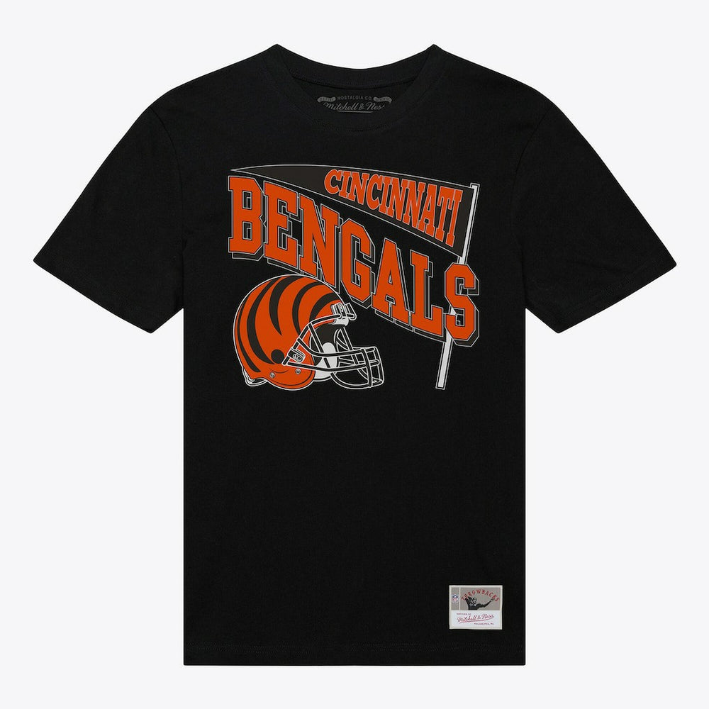 Cincinnati Bengals Women's Team Dynamic Boyfriend T-Shirt Black - Mitchell & Ness