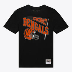 Cincinnati Bengals Women's Team Dynamic Boyfriend T-Shirt Black - Mitchell & Ness