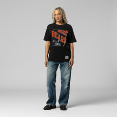 Chicago Bears Women's Team Dynamic Boyfriend T-Shirt Black - Mitchell & Ness
