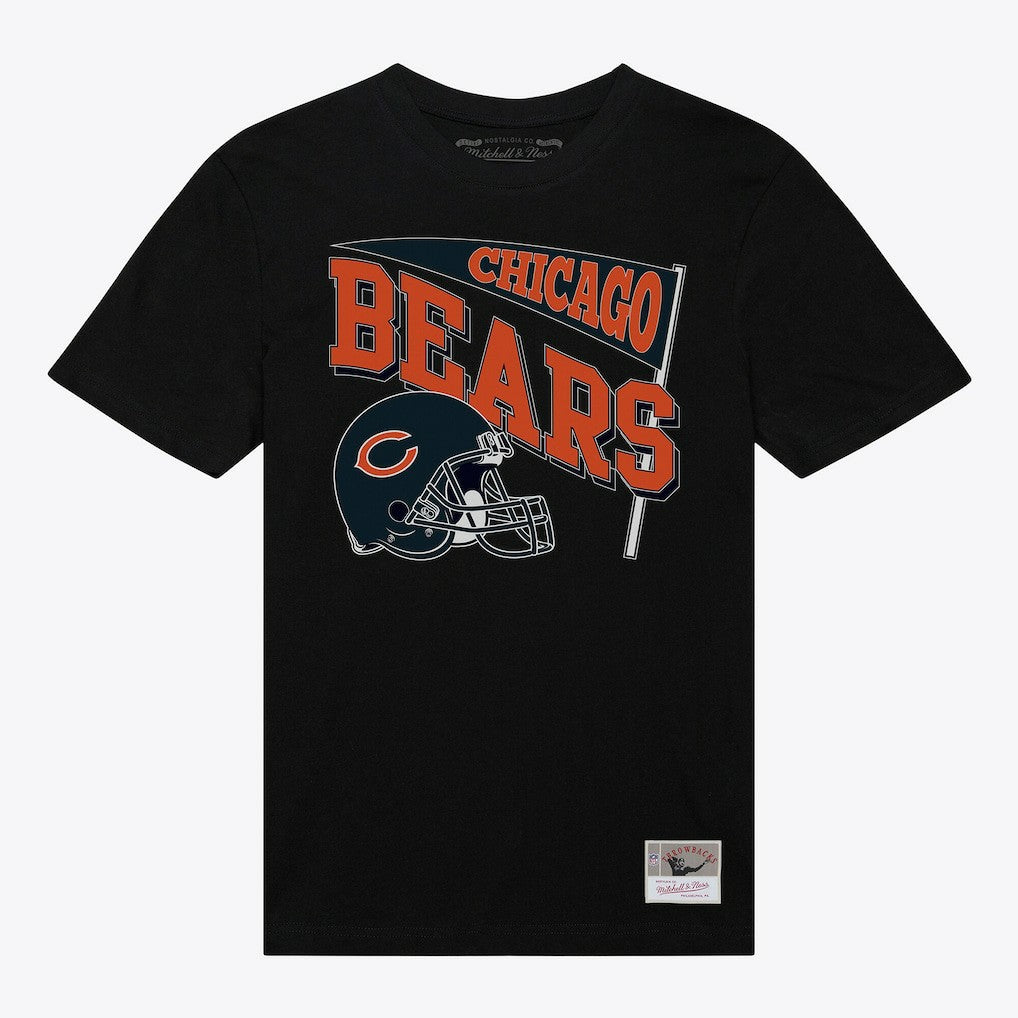 Chicago Bears Women's Team Dynamic Boyfriend T-Shirt Black - Mitchell & Ness