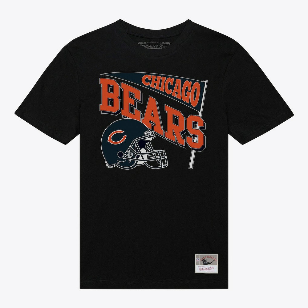 Chicago Bears Women's Team Dynamic Boyfriend T-Shirt Black - Mitchell & Ness