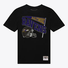 Baltimore Ravens Women's Team Dynamic Boyfriend T-Shirt Black - Mitchell & Ness