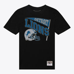 Detroit Lions Women's Team Dynamic Boyfriend T-Shirt Black - Mitchell & Ness