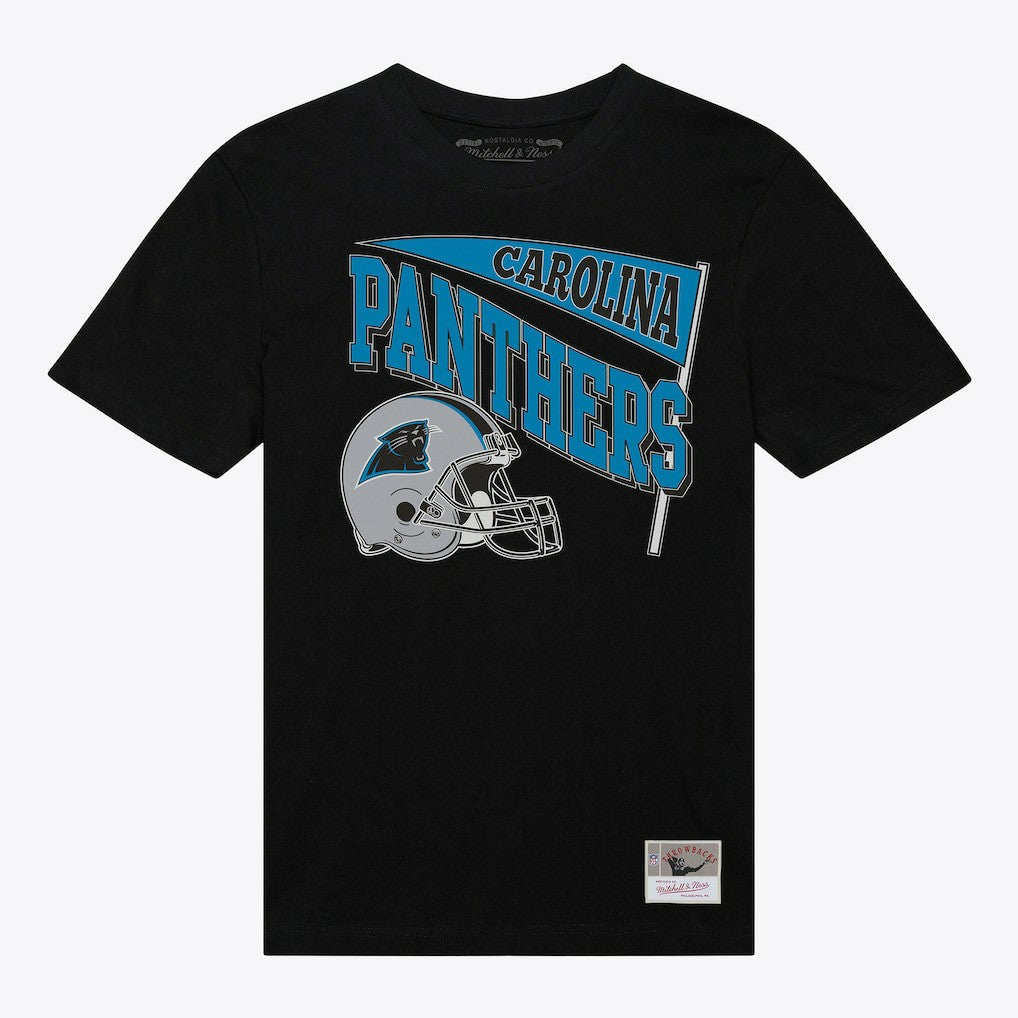 Carolina Panthers Women's Team Dynamic Boyfriend T-Shirt Black - Mitchell & Ness