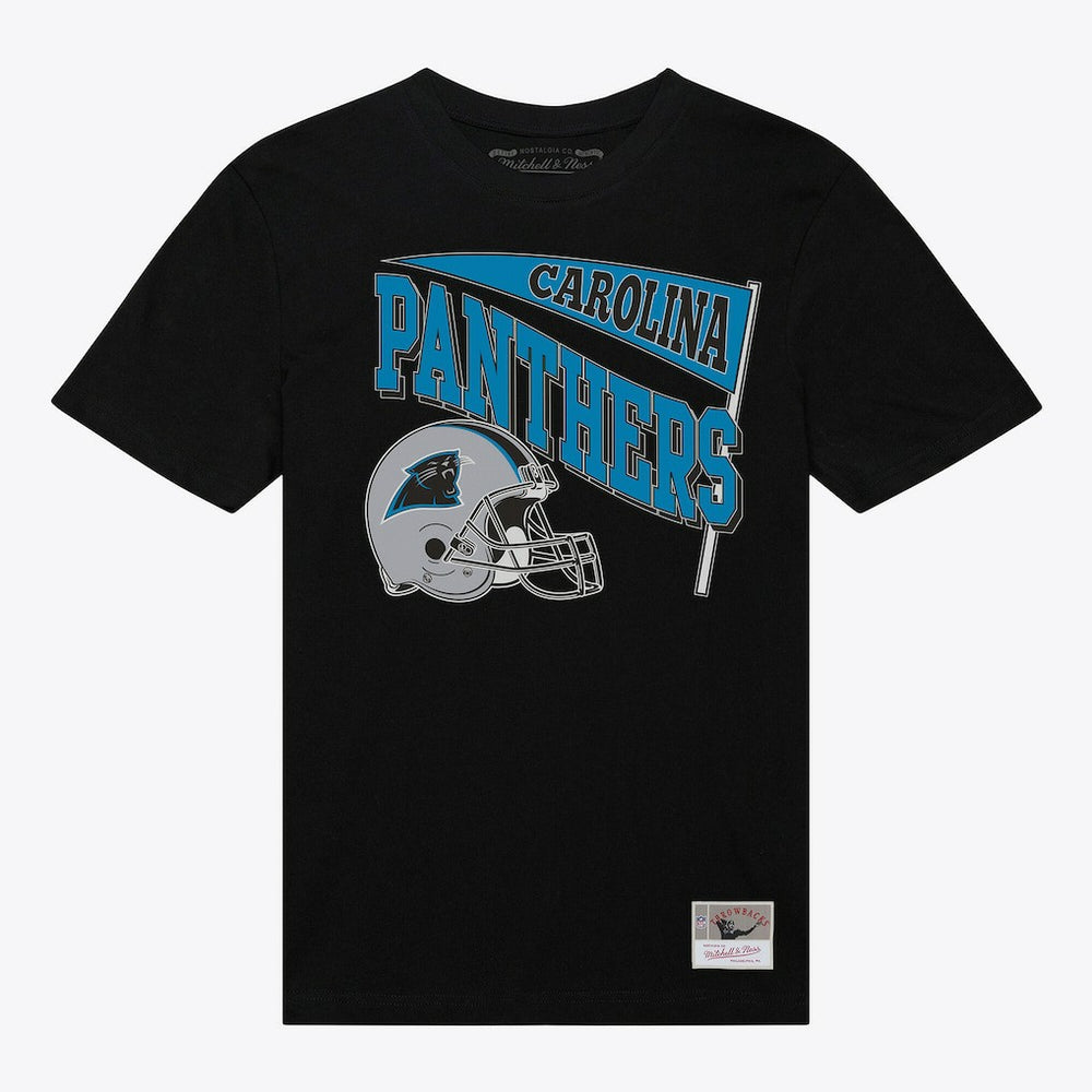 Carolina Panthers Women's Team Dynamic Boyfriend T-Shirt Black - Mitchell & Ness