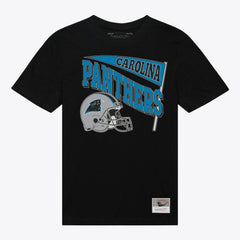Carolina Panthers Women's Team Dynamic Boyfriend T-Shirt Black - Mitchell & Ness