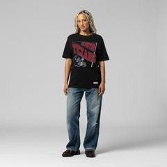 Houston Texans Women's Team Dynamic Boyfriend T-Shirt Black - Mitchell & Ness