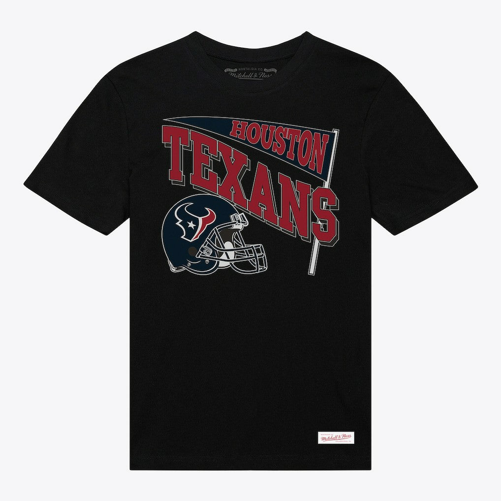 Houston Texans Women's Team Dynamic Boyfriend T-Shirt Black - Mitchell & Ness