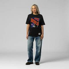 Denver Broncos Women's Team Dynamic Boyfriend T-Shirt Black - Mitchell & Ness