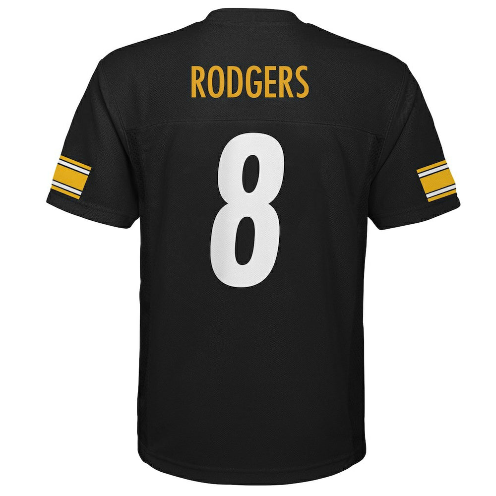Aaron Rodgers Pittsburgh Steelers Outerstuff Preschool Replica Player Jersey Black - NFL