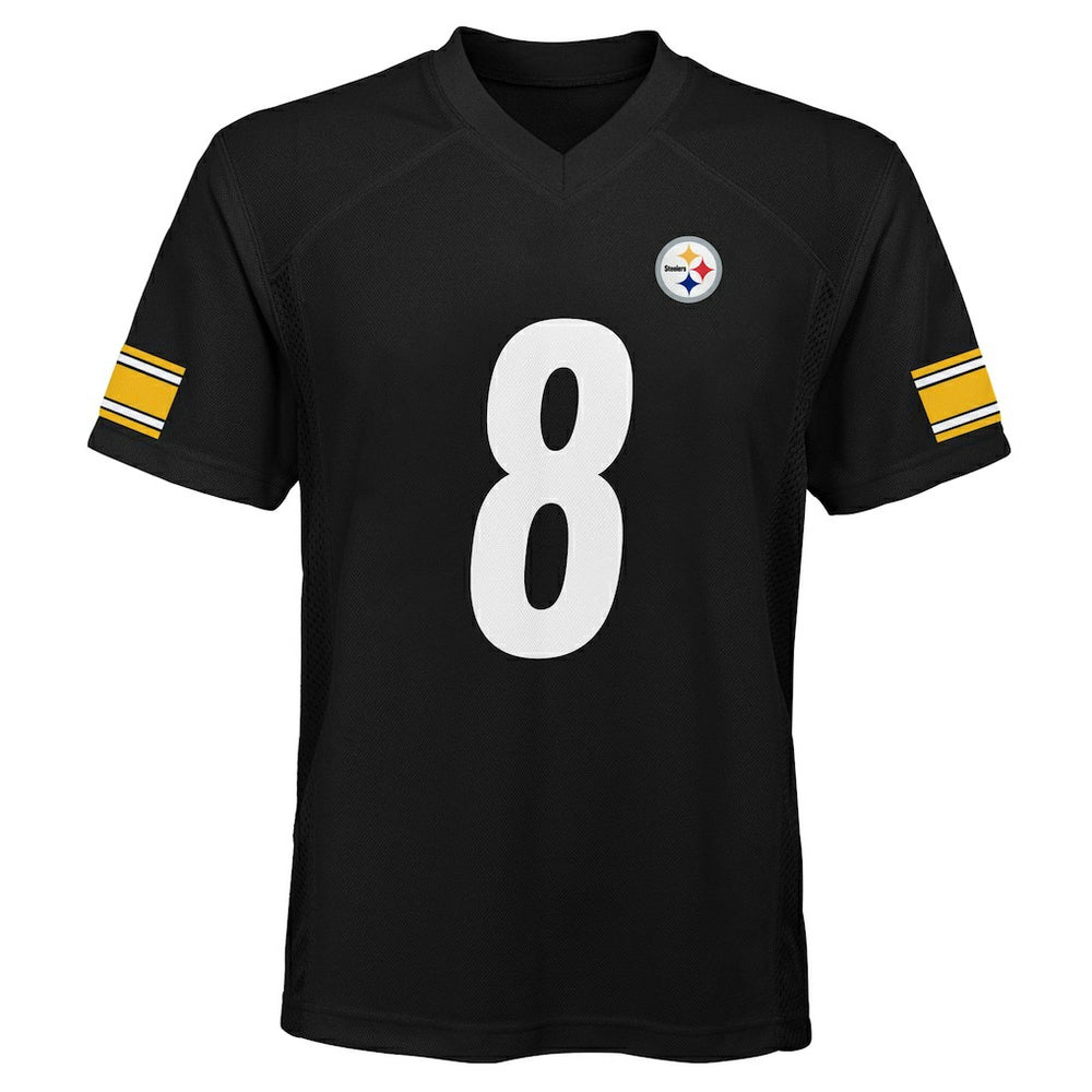 Aaron Rodgers Pittsburgh Steelers Outerstuff Youth Replica Player Jersey Black - NFL