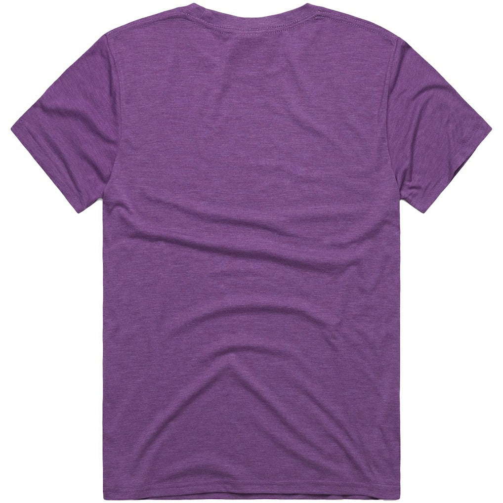 Minnesota Vikings Homage x The Simpsons Unisex Tri-Blend T-Shirt Purple - NFL