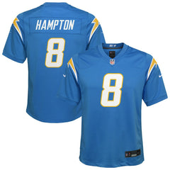 Omarion Hampton Los Angeles Chargers Youth Team Game Jersey Powder Blue - Nike