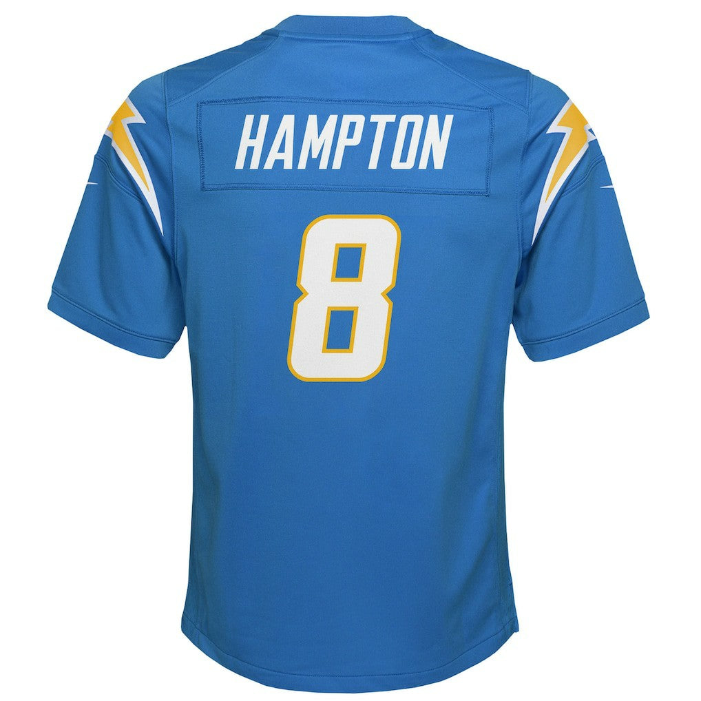 Omarion Hampton Los Angeles Chargers Youth Team Game Jersey Powder Blue - Nike