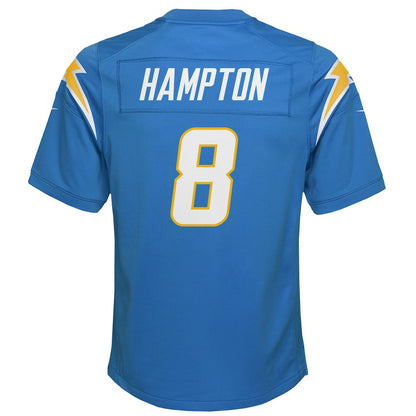 Omarion Hampton Los Angeles Chargers Youth Team Game Jersey - Powder Blue | NFL Jerseys