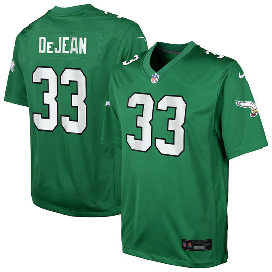 Cooper DeJean Philadelphia Eagles Youth Alternate Game Jersey - Kelly Green | NFL Jerseys