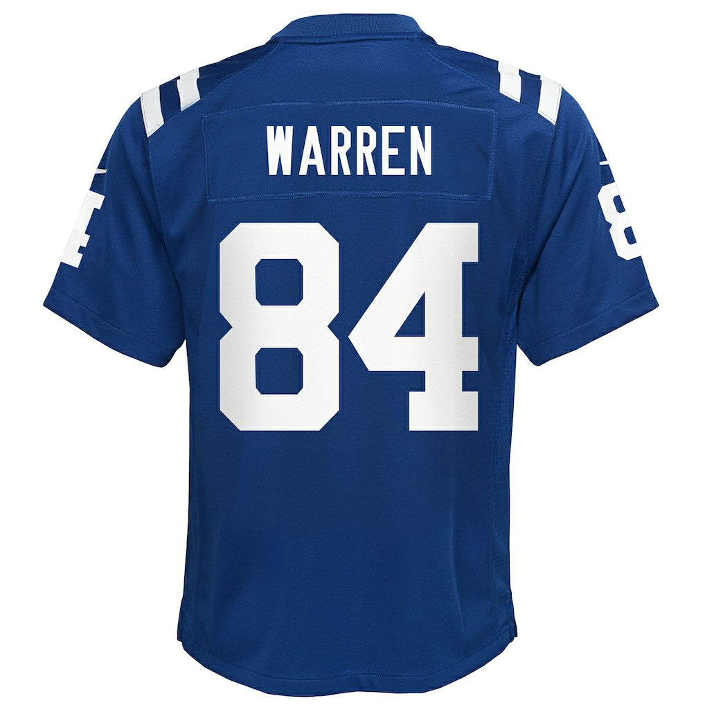 Tyler Warren Indianapolis Colts Youth Team Game Jersey Royal - Nike