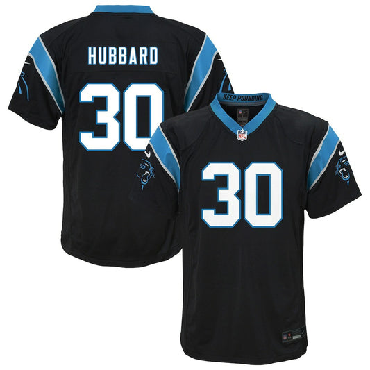 Chuba Hubbard Carolina Panthers Youth Team Game Jersey - Black | NFL Jerseys