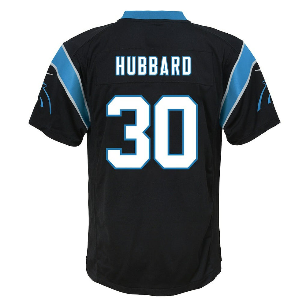 Chuba Hubbard Carolina Panthers Youth Team Game Jersey Black - Nike