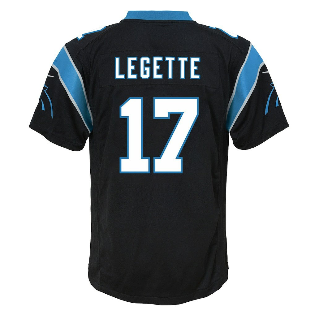 Xavier Legette Carolina Panthers Youth Team Game Jersey Black - Nike