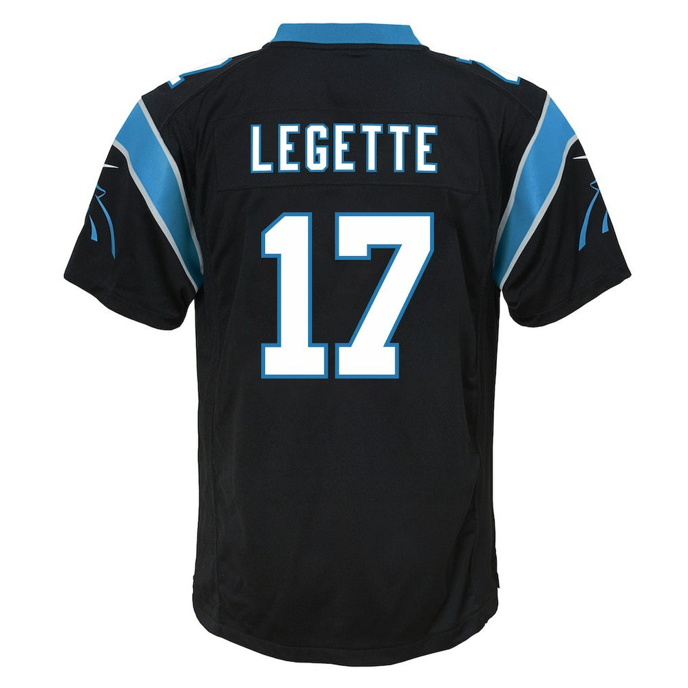 Xavier Legette Carolina Panthers Youth Team Game Jersey Black - Nike
