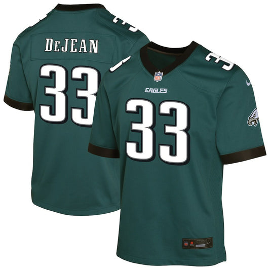 Cooper DeJean Philadelphia Eagles Youth Game Player Jersey - Midnight Green | NFL Jerseys