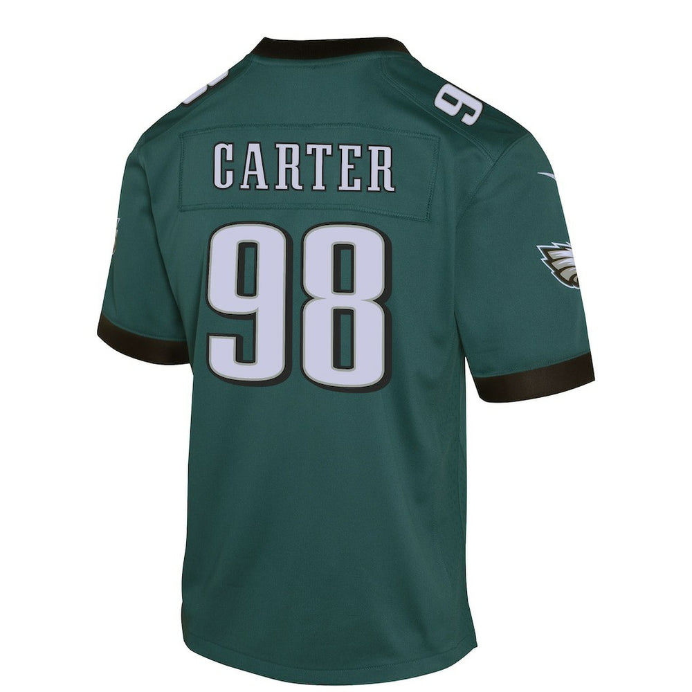 Jalen Carter Philadelphia Eagles Youth Game Player Jersey Midnight Green - Nike