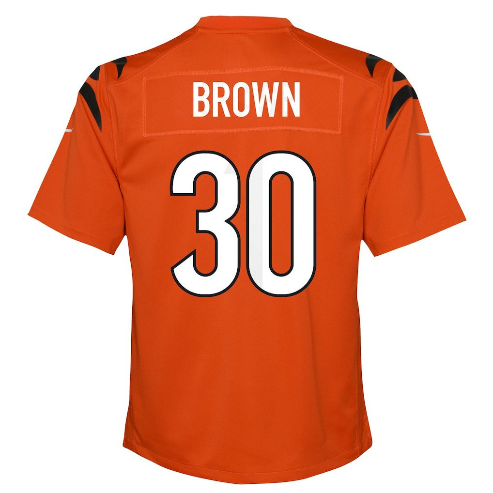 Chase Brown Cincinnati Bengals Youth Youth Orange - Nike