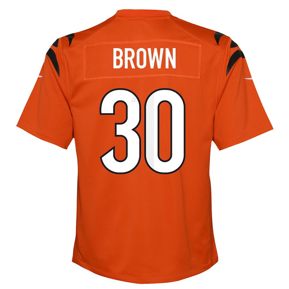 Chase Brown Cincinnati Bengals Youth Youth Orange - Nike
