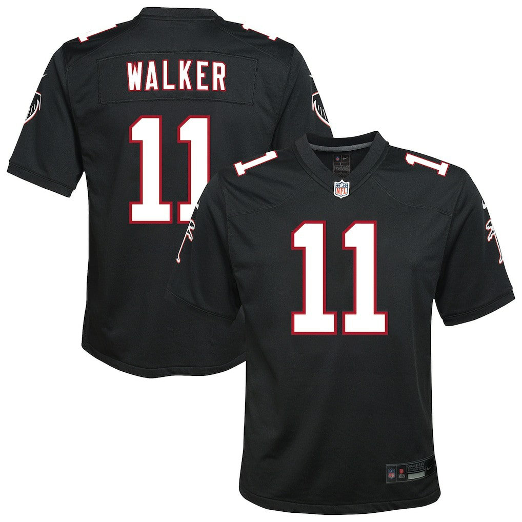 Jalon Walker Atlanta Falcons Youth Alternate Game Jersey Black - Nike