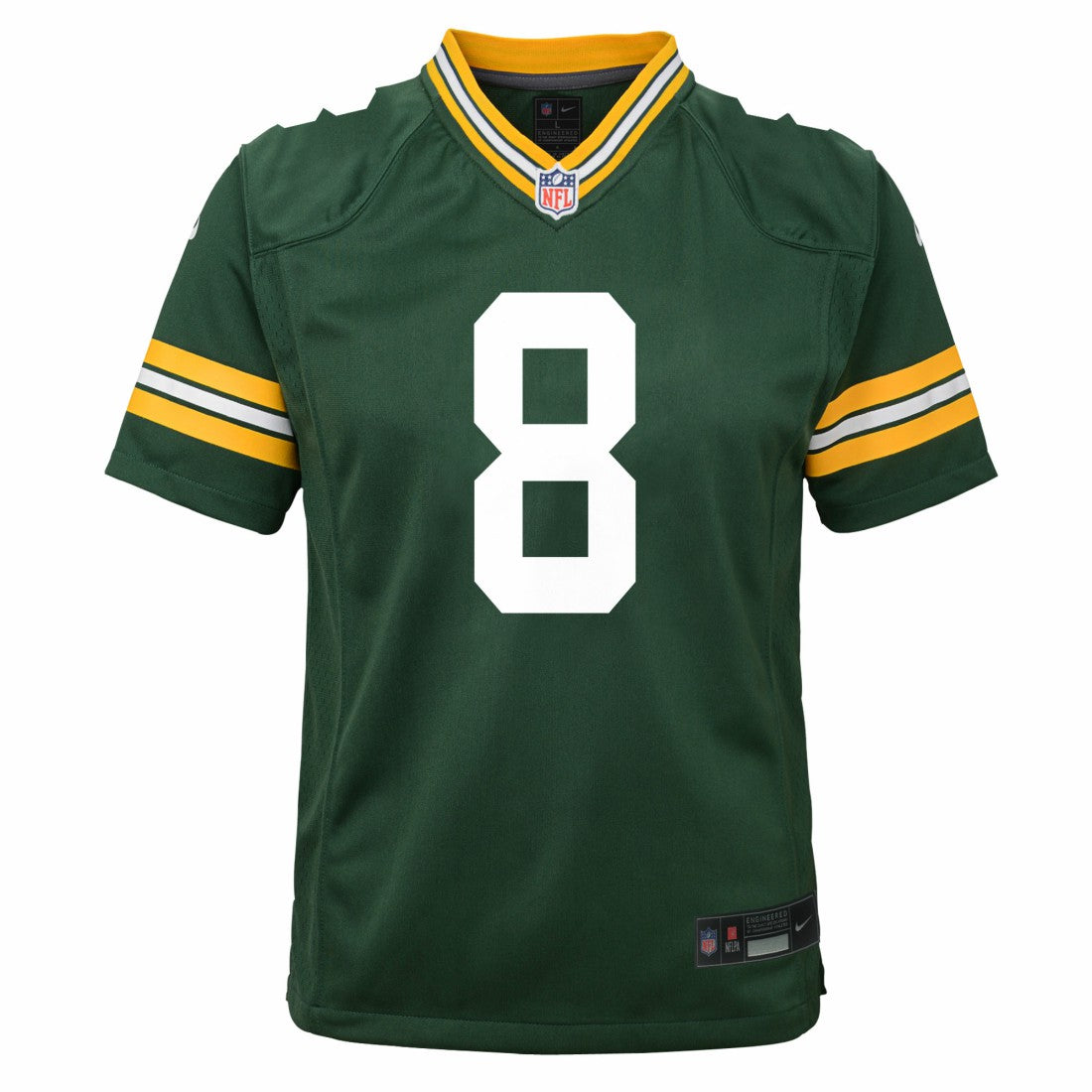 Josh Jacobs Green Bay Packers Youth Team Game Jersey Green - Nike
