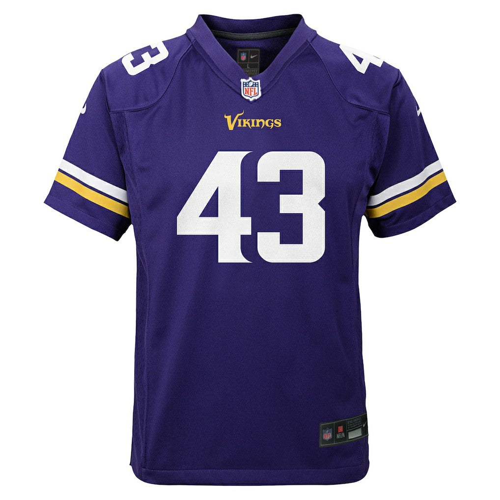 Andrew Van Ginkel Minnesota Vikings Youth Youth Purple - Nike