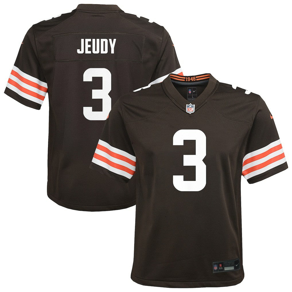 Jerry Jeudy Cleveland Browns Youth Team Game Jersey Brown - Nike