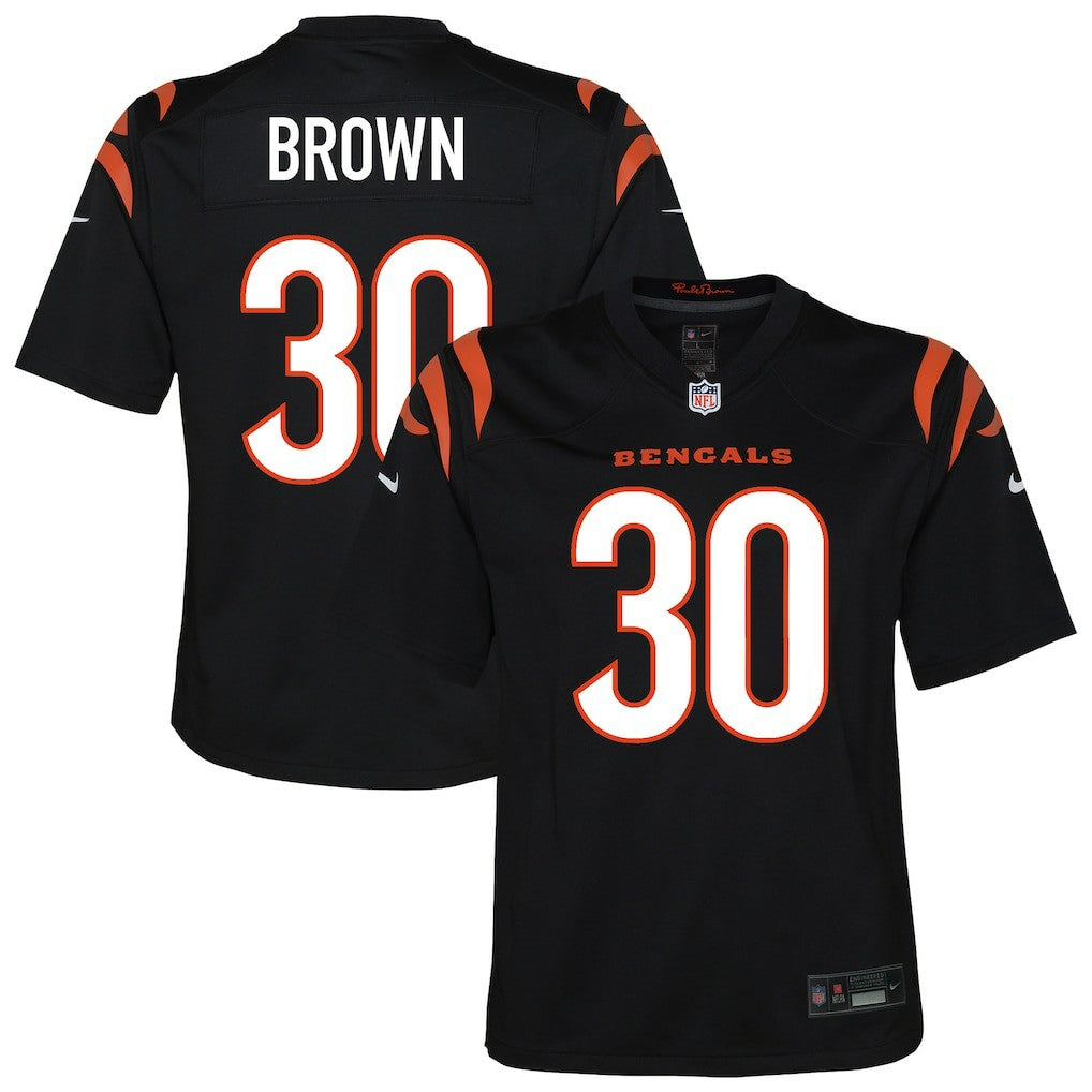 Chase Brown Cincinnati Bengals Youth Youth Black - Nike