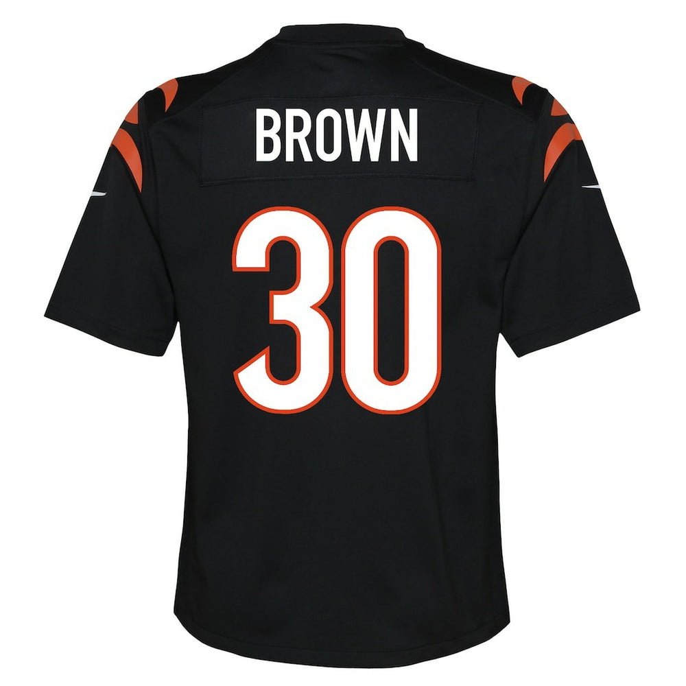 Chase Brown Cincinnati Bengals Youth Youth Black - Nike