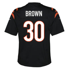 Chase Brown Cincinnati Bengals Youth Youth Black - Nike