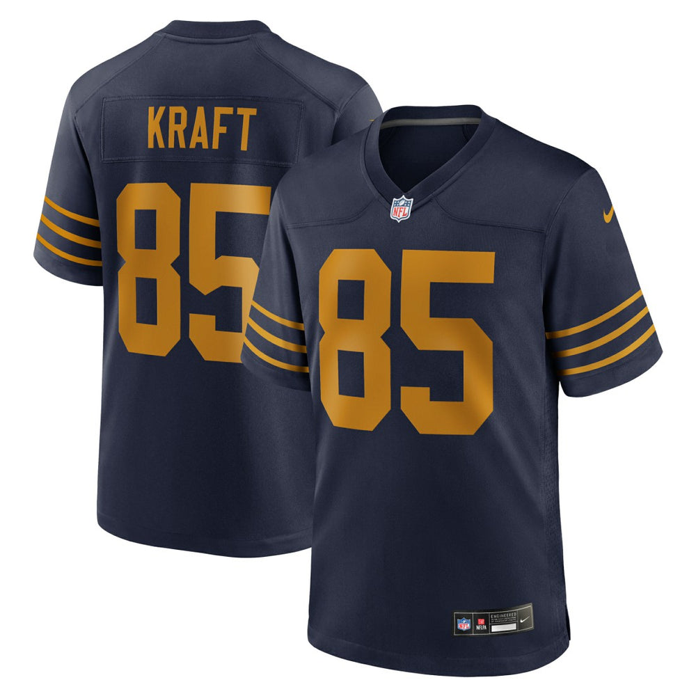 Tucker Kraft Green Bay Packers Alternate Game Jersey Navy - Nike
