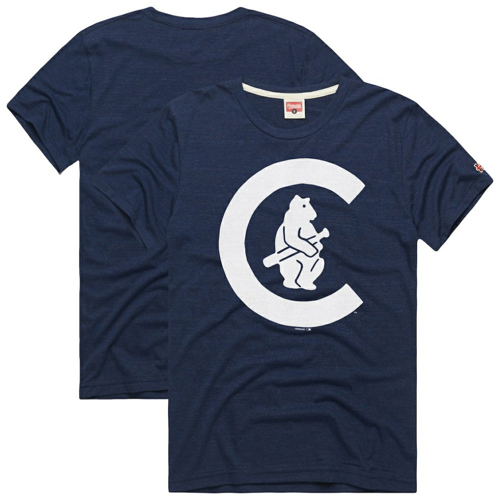 Chicago Cubs Homage Hyper Local Refresh Tri-Blend T-Shirt Near Me