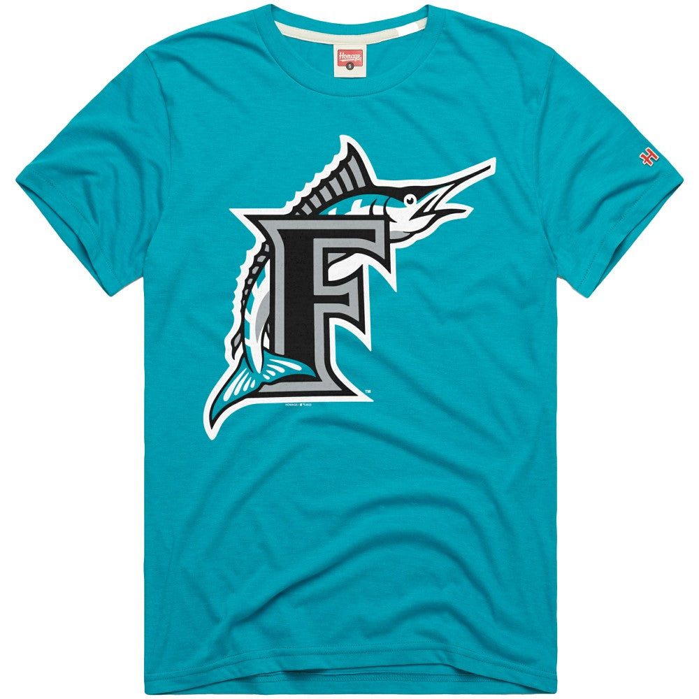 Miami Marlins Homage Hyper Local Refresh T-Shirt discount