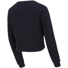 USWNT Concepts Sport Women's Tri-Blend Darby Knit Long Sleeve Crop Top - Black