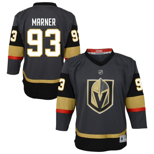 Mitch Marner Vegas Golden Knights Outerstuff Youth Home Replica Player Jersey - Gray | NHL Jerseys